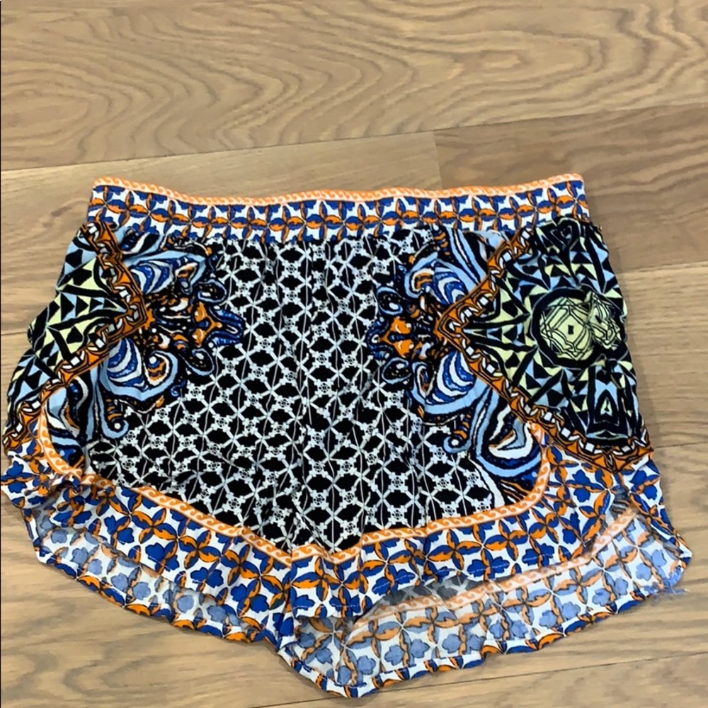 Patterned Flowy Shorts